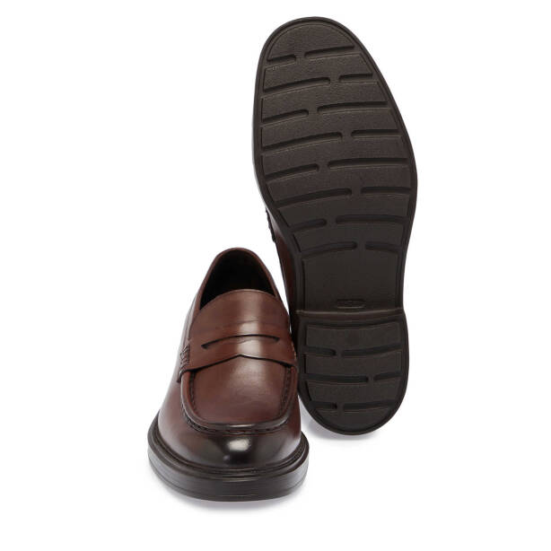 Kahverengi Deri Erkek Loafer - E24S1AY57041-B90 - 4