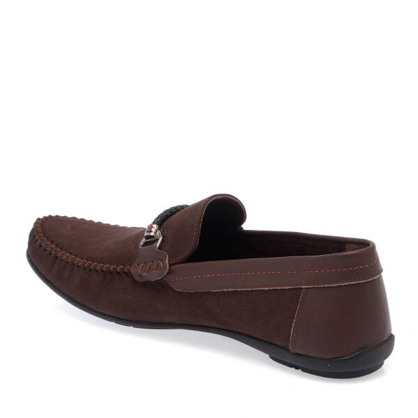 Kahverengi Deri Erkek Loafer - E25I1AY57157-A39 - 2