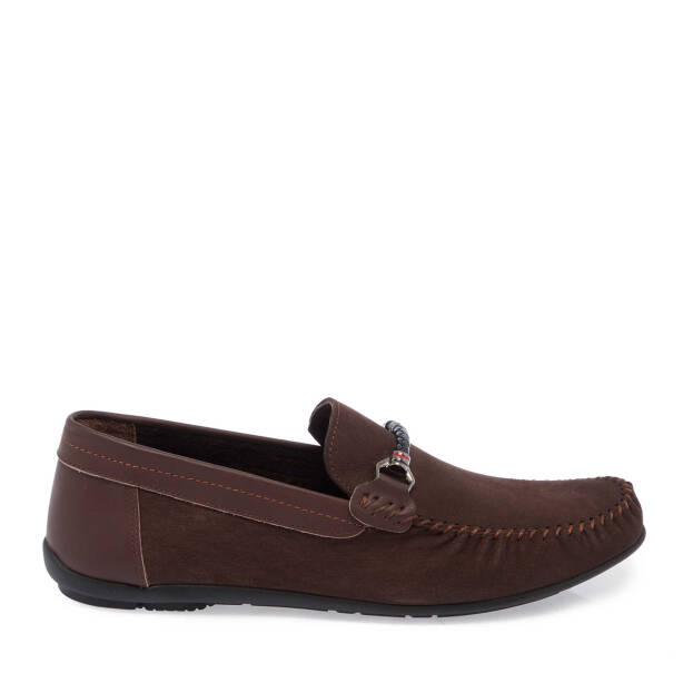 Kahverengi Deri Erkek Loafer - E25I1AY57157-A39 - 3