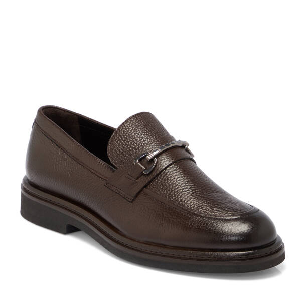 Kahverengi Deri Erkek Loafer - E25S1AY57375-A24 - 1