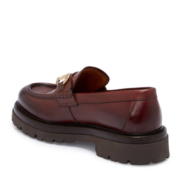 Kahverengi Deri Erkek Loafer - E25S1AY57462-E2P - 2