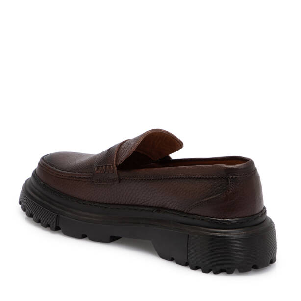 Kahverengi Hakiki Deri Erkek Loafer - E25S1AY57673-A42 - 2