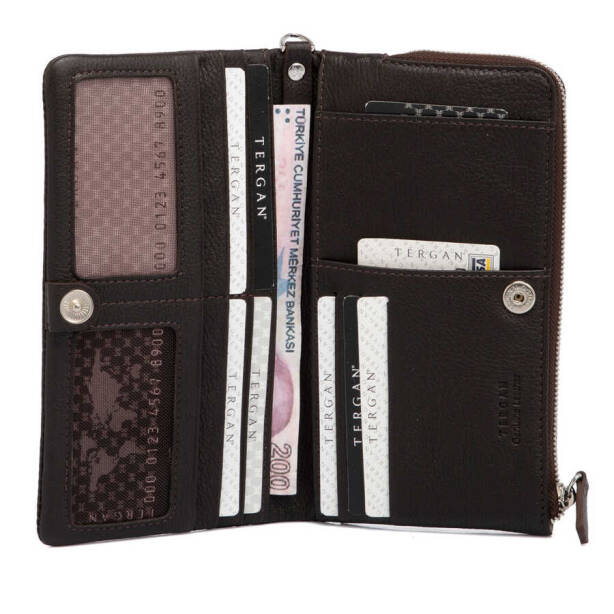 Kahverengi Deri Erkek Portföy Çantası - S1PC00001632-A7P - 3