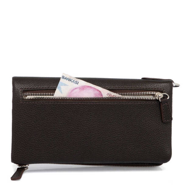 Kahverengi Deri Erkek Portföy Çantası - S1PC00001632-A7P - 4