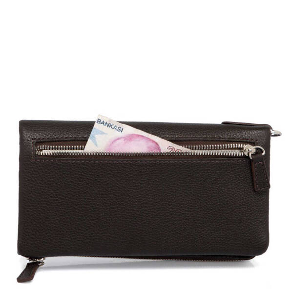 Kahverengi Deri Erkek Portföy Çantası - S1PC00001632-A7P - 4