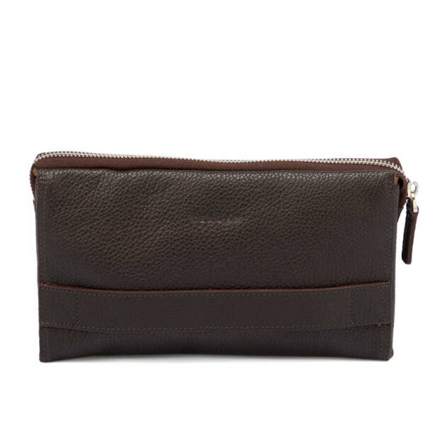 Kahverengi Hakiki Deri Erkek Portföy Çantası - S1PC00001633-A42 - 3