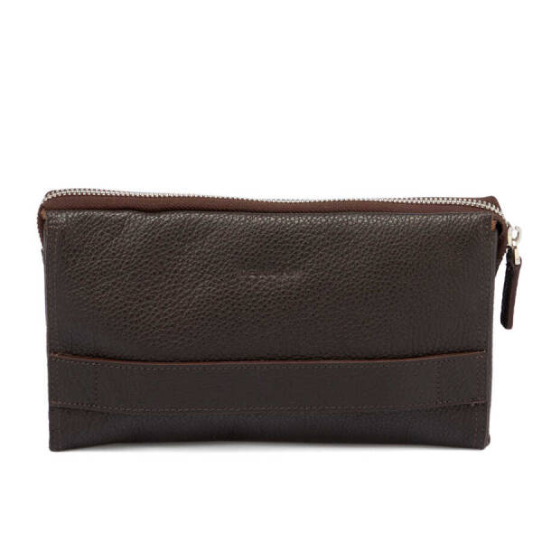 Kahverengi Hakiki Deri Erkek Portföy Çantası - S1PC00001633-A42 - 3