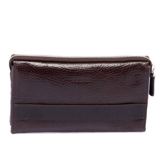 Kahverengi Deri Erkek Portföy Çantası - S1PC00001633-P3Y - Tergan