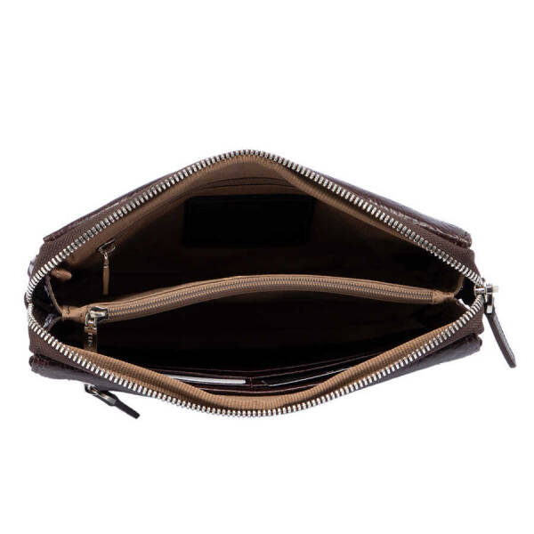 Kahverengi Deri Erkek Portföy Çantası - S1PC00001633-P3Y - 4