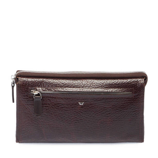 Kahverengi Hakiki Deri Erkek Portföy Çantası - S1PC00001633-R8U - 1