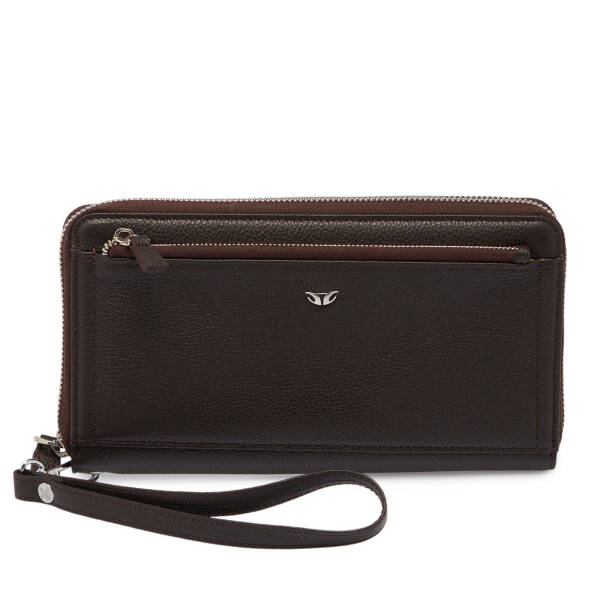 Kahverengi Deri Erkek Portföy Çantası - S1PC00001667-U5H - 2