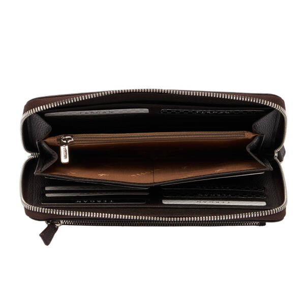 Kahverengi Deri Erkek Portföy Çantası - S1PC00001667-U5H - 4