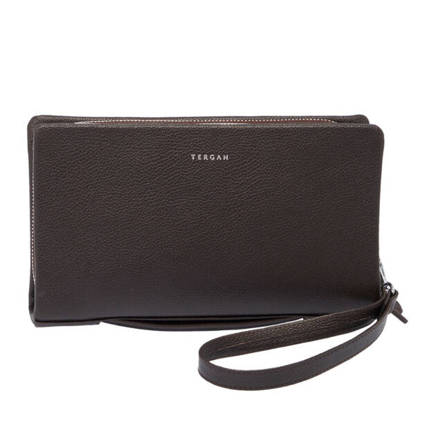 Kahverengi Deri Erkek Portföy Çantası - S1PC00002196-U5H - 3