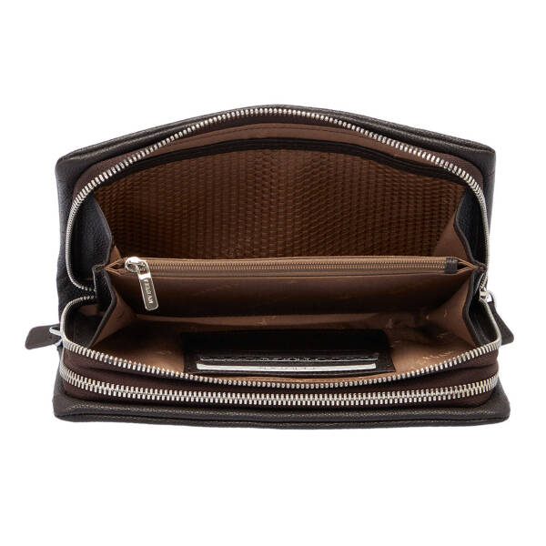 Kahverengi Deri Erkek Portföy Çantası - S1PC00002196-U5H - 4