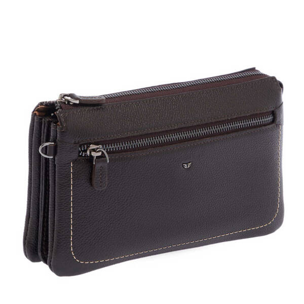 Kahverengi Deri Erkek Portföy Çantası - S1PC00002998-A7P - 2