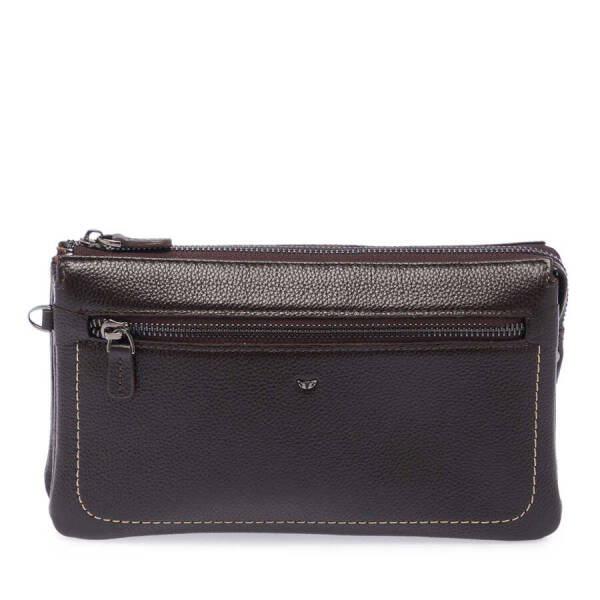 Kahverengi Hakiki Deri Erkek Portföy Çantası - S1PC00002998-A7P - 1