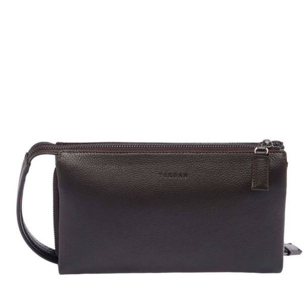 Kahverengi Hakiki Deri Erkek Portföy Çantası - S1PC00021138-A7P - 3