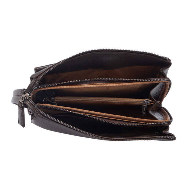 Kahverengi Hakiki Deri Erkek Portföy Çantası - S1PC00021138-A7P - 4