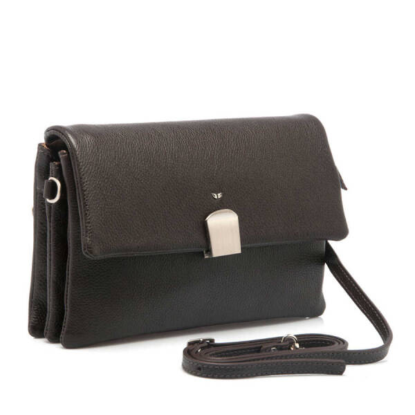 Kahverengi Deri Erkek Portföy Çantası - S1PC00021230-A7P - 2