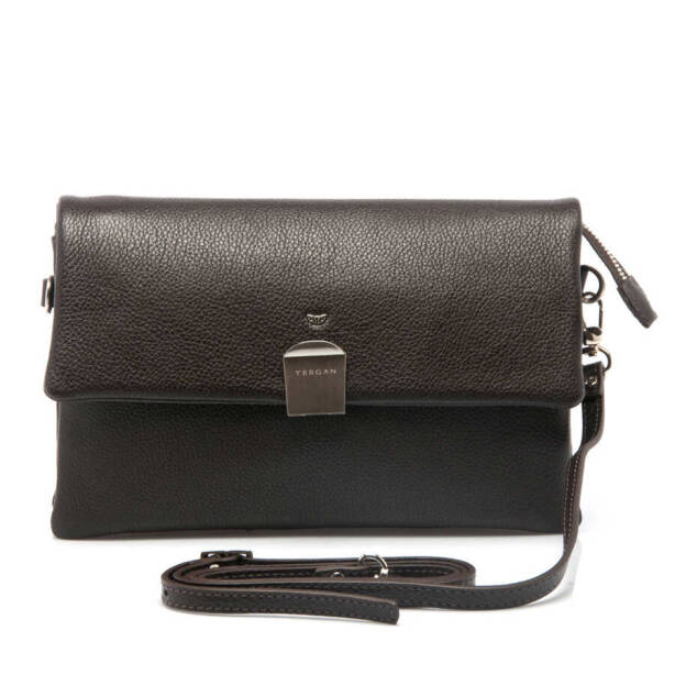 Kahverengi Hakiki Deri Erkek Portföy Çantası - S1PC00021230-A7P - Tergan