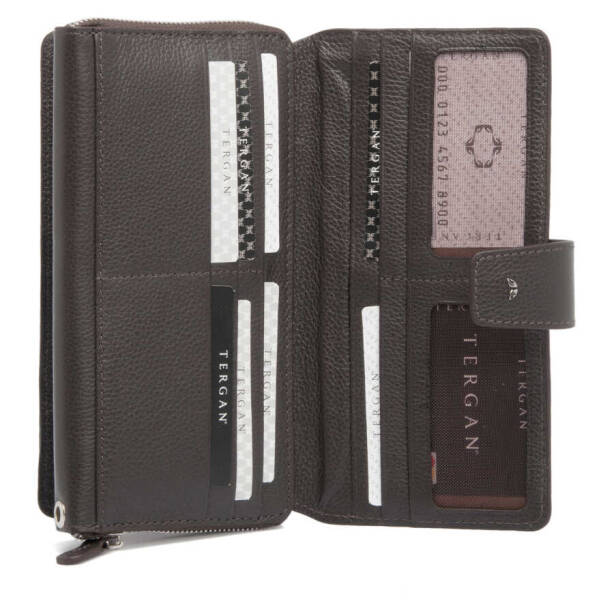 Kahverengi Deri Erkek Portföy Çantası - S1PC00021356-A7P - 4