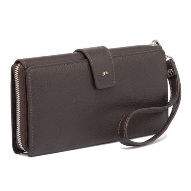 Kahverengi Deri Erkek Portföy Çantası - S1PC00021356-A7P - 2