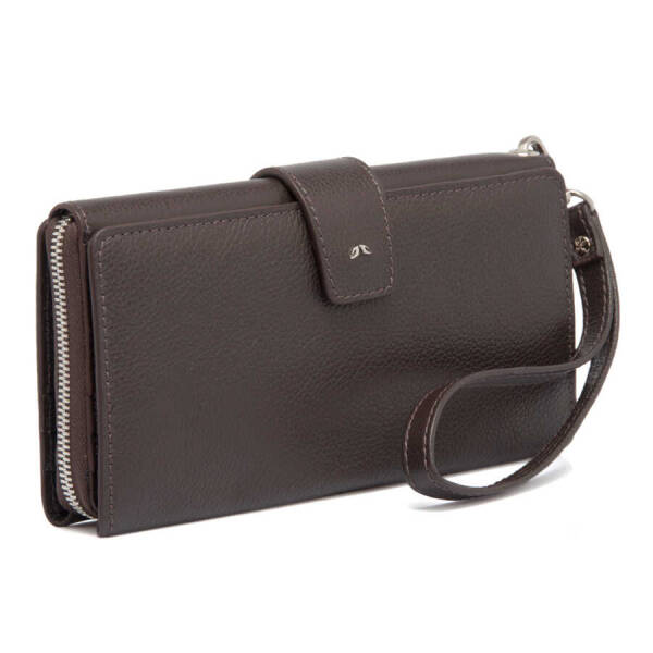 Kahverengi Deri Erkek Portföy Çantası - S1PC00021356-A7P - 2