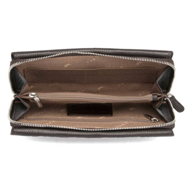 Kahverengi Deri Erkek Portföy Çantası - S1PC00021356-A7P - 5