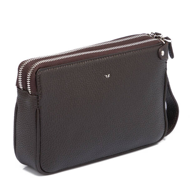 Kahverengi Deri Erkek Portföy Çantası - S1PC00021470-A7P - 2