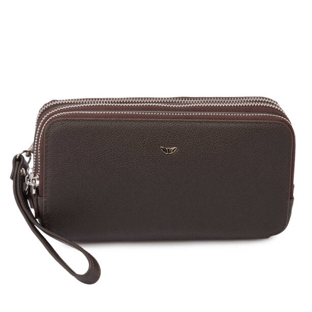 Kahverengi Deri Erkek Portföy Çantası - S1PC00021495-A7P 