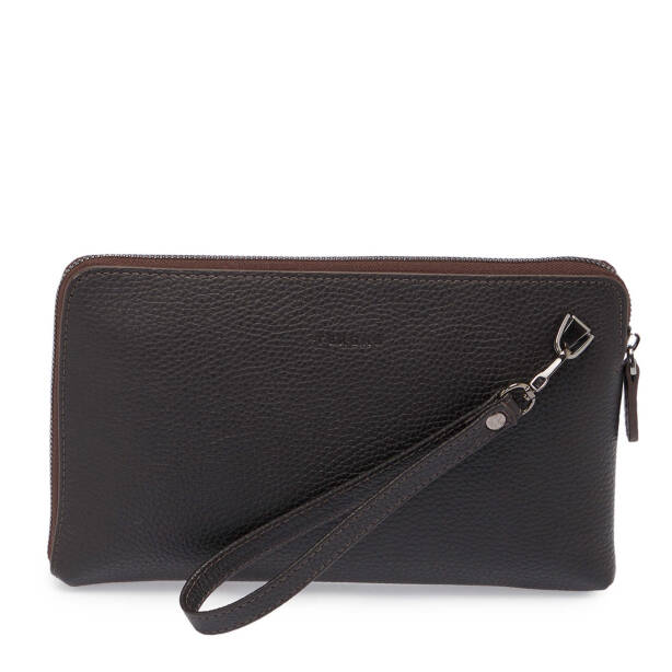 Kahverengi Deri Erkek Portföy Çantası - S1PC00021517-A42 - 3