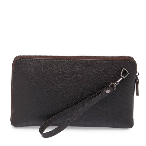 Kahverengi Deri Erkek Portföy Çantası - S1PC00021517-A42 - 3