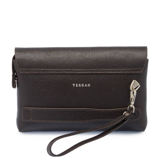Kahverengi Deri Erkek Portföy Çantası - S1PC00021523-A7P - Tergan