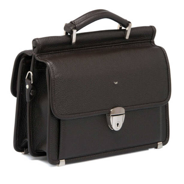 Kahverengi Deri Erkek Portföy Çantası - S1PC00022126-A42 - 2