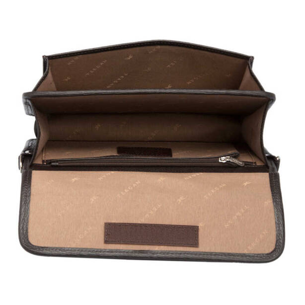 Kahverengi Deri Erkek Portföy Çantası - S1PC00022126-A42 - 5