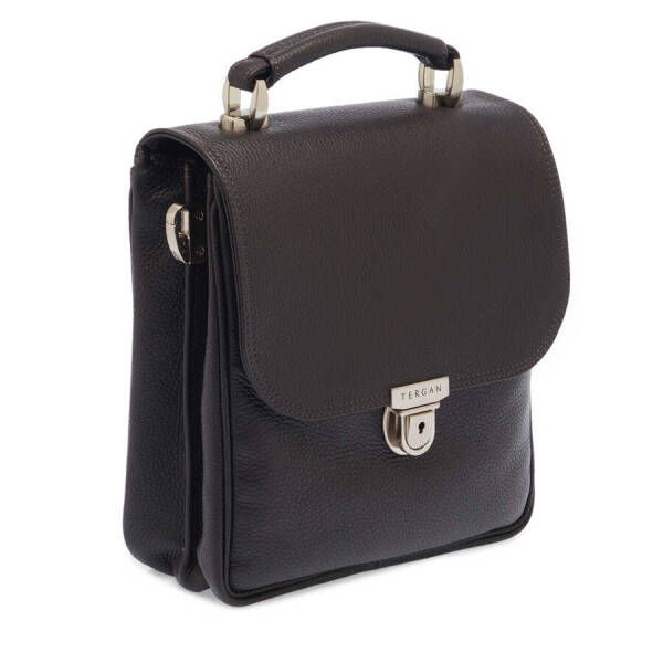 Kahverengi Deri Erkek Portföy Çantası - S1PC00022880-A42 - 2