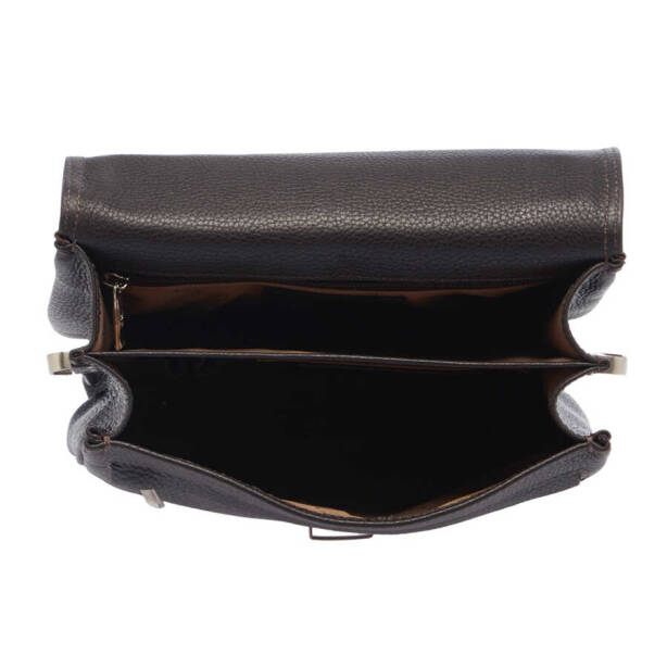 Kahverengi Deri Erkek Portföy Çantası - S1PC00022880-A42 - 4