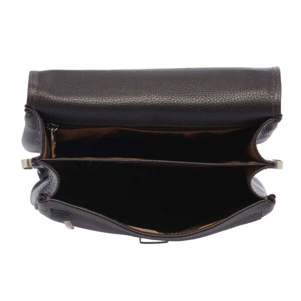 Kahverengi Deri Erkek Portföy Çantası - S1PC00022880-A42 - 4