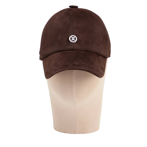 Kahverengi Deri Erkek Şapka - S1SPK0330004-U9X - 2