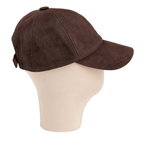 Kahverengi Deri Erkek Şapka - S1SPK0330004-U9X - Tergan Four Season