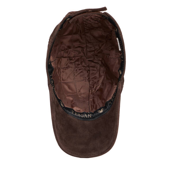 Kahverengi Deri Erkek Şapka - S1SPK0330004-U9X - 5