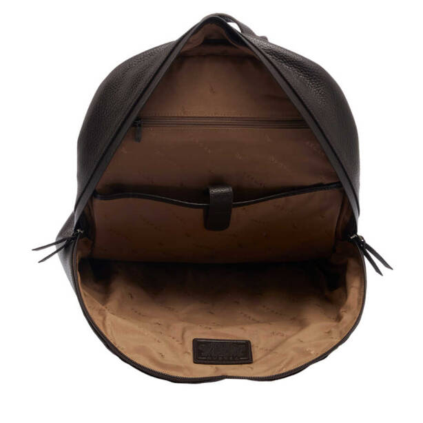 Kahverengi Deri Erkek Sırt Çantası - S1SR00021345-A42 - 4