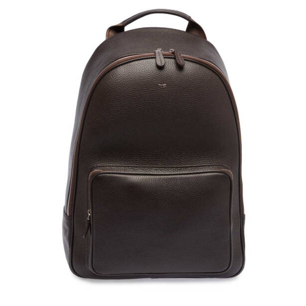 Kahverengi Deri Erkek Sırt Çantası - S1SR00021443-A42 - Tergan