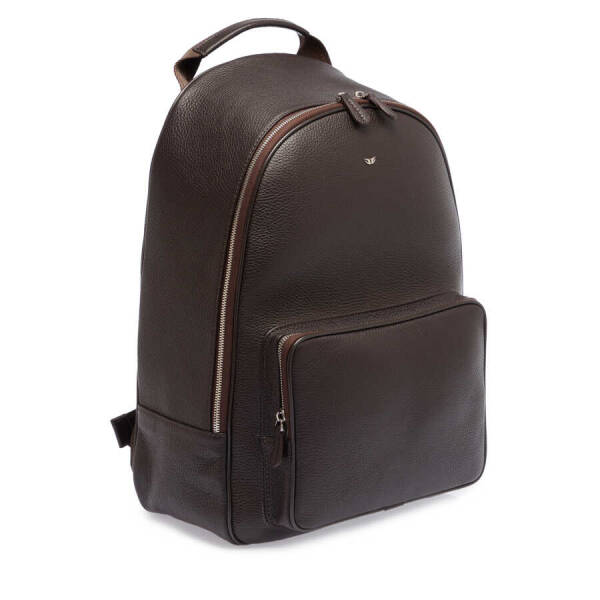 Kahverengi Hakiki Deri Erkek Sırt Çantası - S1SR00021443-A42 - 2