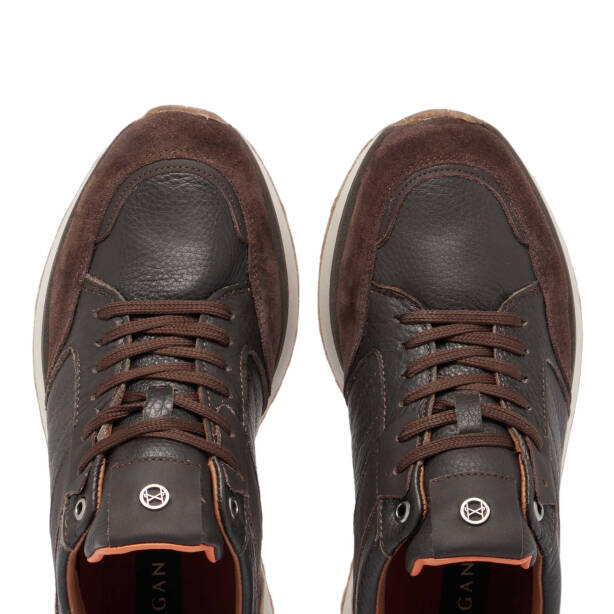 Kahverengi Deri Erkek Sneaker - E23S1AY56381-A24 - 5