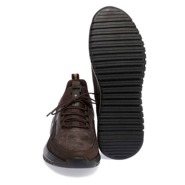 Kahverengi Deri Erkek Sneaker - E23S1AY56388-A24 - 4
