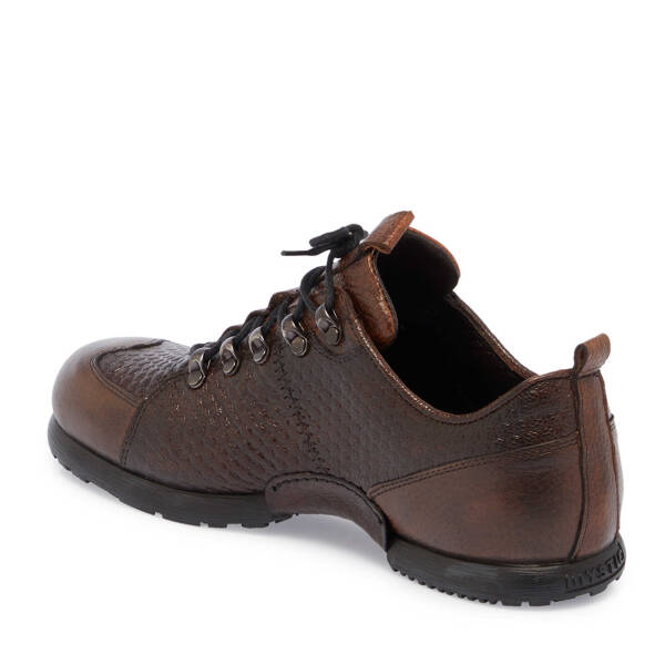 Kahverengi Deri Erkek Sneaker - E23S1AY56506-O8D - 2