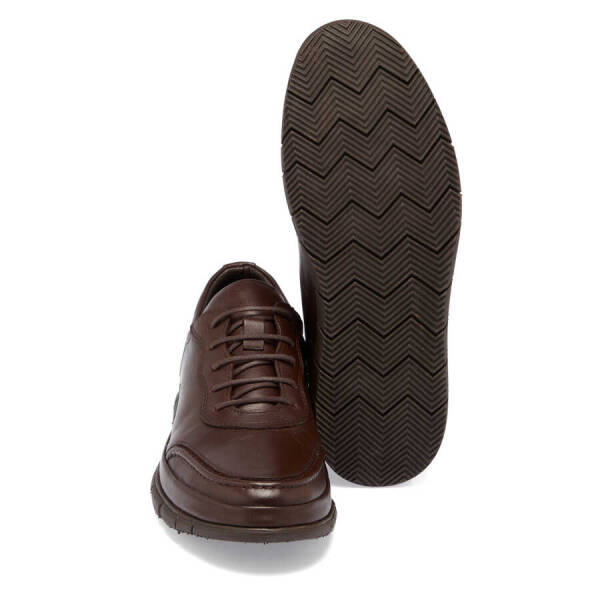 Kahverengi Deri Erkek Sneaker - E24I1AY56772-A24 - 4