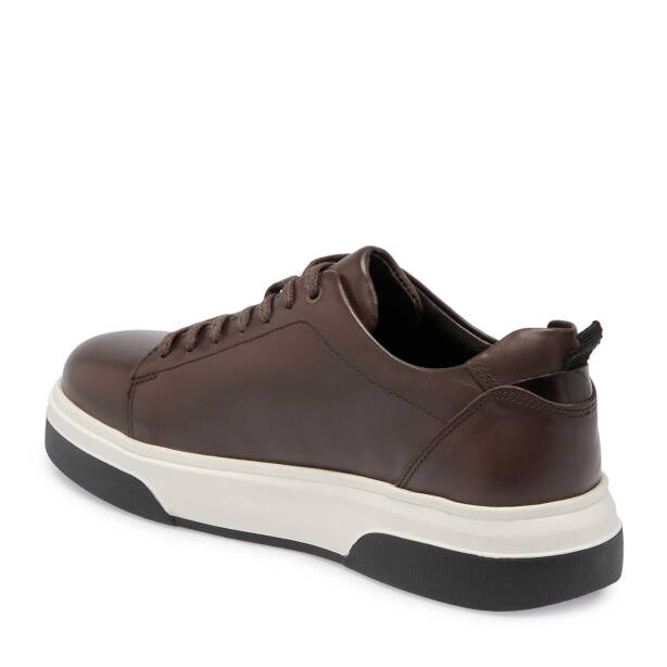 Kahverengi Deri Erkek Sneaker - E24S1AY56937-B90 - Tergan