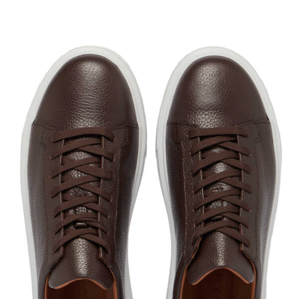 Kahverengi Deri Erkek Sneaker - E24S1AY56961-A42 - 5